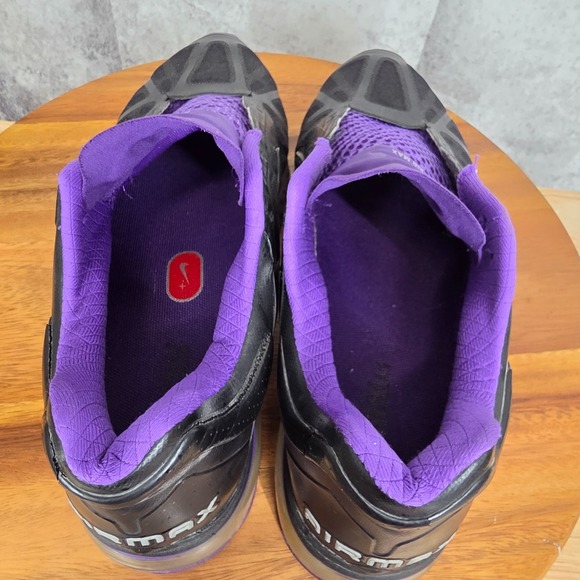 Nike Air Max 2011 Running‎ Shoes Mens 9.5 Black Purple Sneakers 429889-055 - Picture 8 of 12